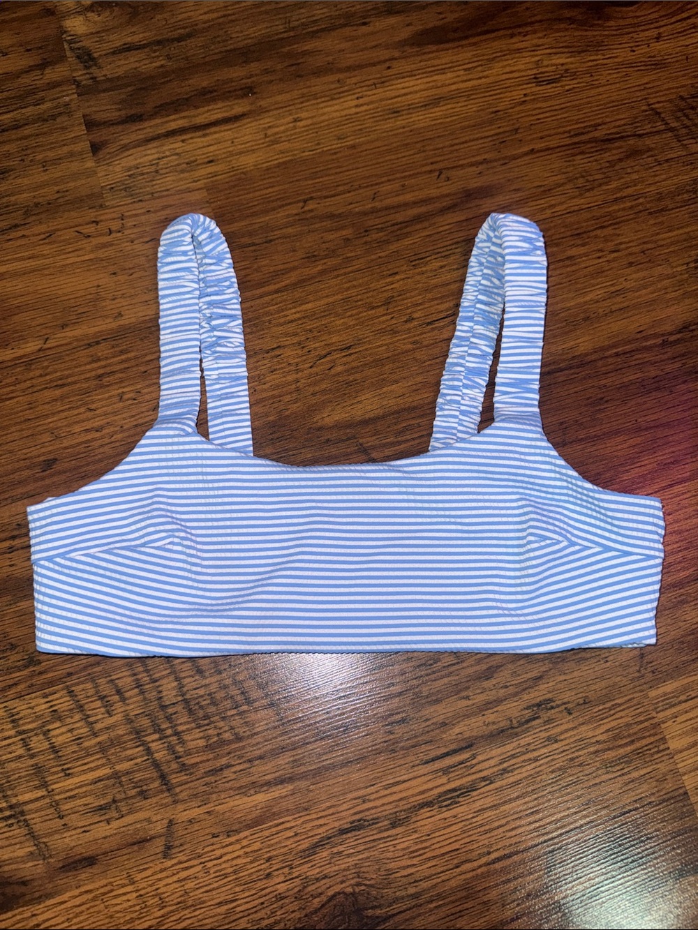 Blue & White Stripe Swim Top 29.T